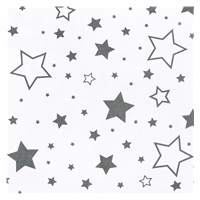 Nursing pillow New Baby stars grey