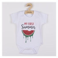 Printed body New Baby My first Summer, size 50