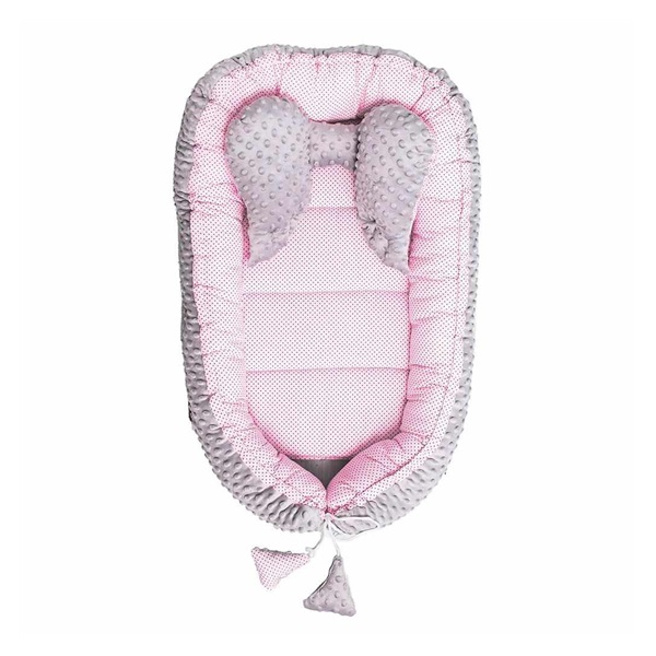 Baby nest Minky Sweet Baby Belisima pink