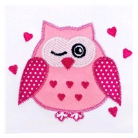 Baby towel 80x80 Akuku grey with owl