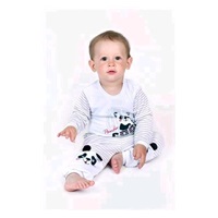 Baby sweatpants New Baby Panda, size 74 (6-9m)