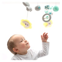 Carousel above the crib with light projector Baby Mix grey