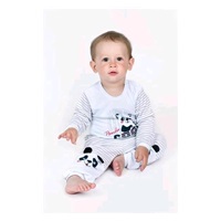 New Baby Panda Infant Jumpsuit, size 80 (9-12m)