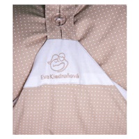 Maxi Draco wrap cover beige with polka dots