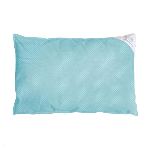 Pillowcase blue with polka dots - 60x40cm