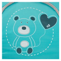 Baby Mix travel cot Teddy Bear blue