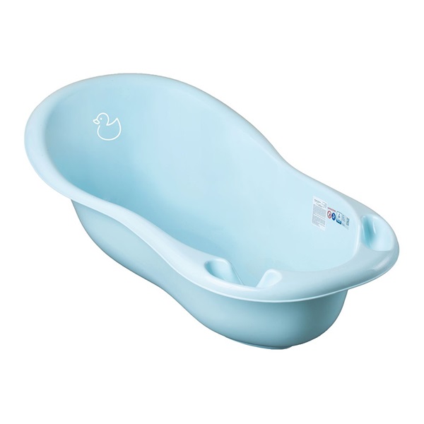 Anatomical bathtub 102 cm blue duck