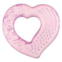 Cooling teether Akuku heart pink