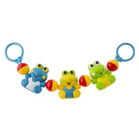 Baby rattle for stroller Akuku frog