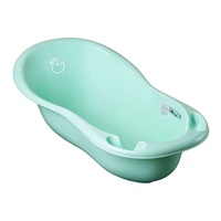 Anatomical bathtub 102 cm green duck