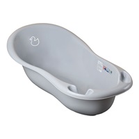 Anatomical bathtub 102 cm grey duck