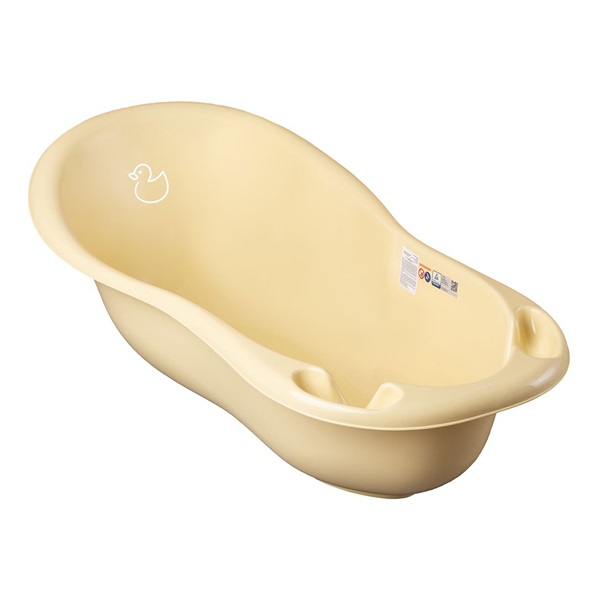 Anatomical bathtub 102 cm yellow duck