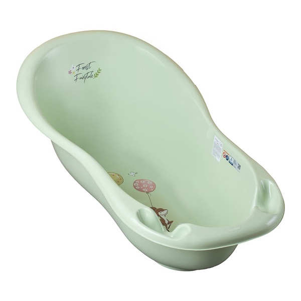 Anatomical bathtub 102 cm green roe deer