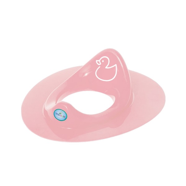 Baby toilet seat duck pink