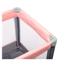 Baby Mix Elephants blue travel cot with hanging bed