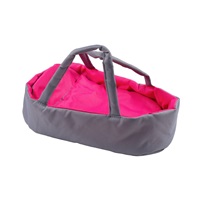 Baby Mix Elsa multifunctional doll stroller grey-pink