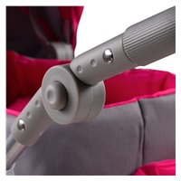 Baby Mix Elsa multifunctional doll stroller grey-pink