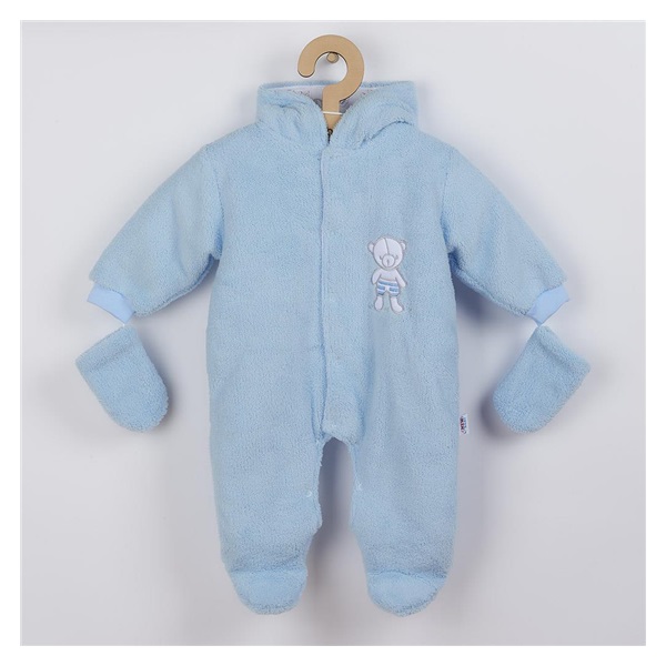 Winter jumpsuit New Baby Nice Bear blue, size 62 (3-6m)