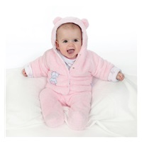 Winter jumpsuit New Baby Nice Bear pink, size 62 (3-6m)