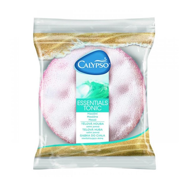 Essentials Tonic Calypso Wash Massage Sponge pink