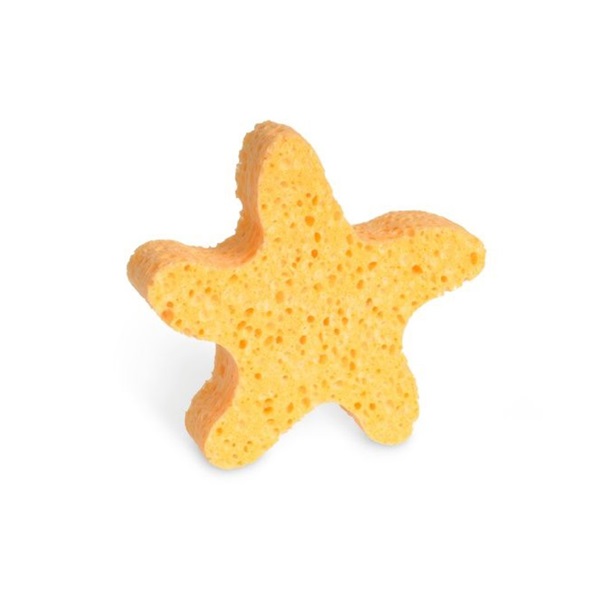 Bath sponge Junior Natural Calypso yellow