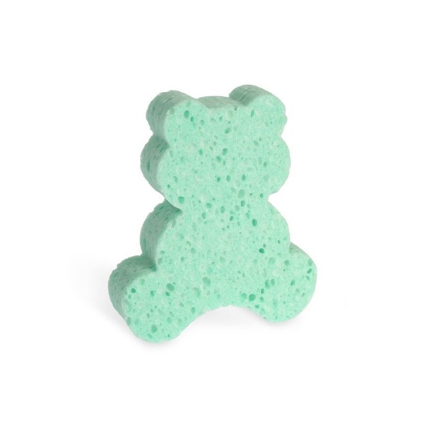 Bath sponge Junior Natural Calypso green