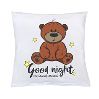 Pillow New Baby with print Good night 40x40 cm