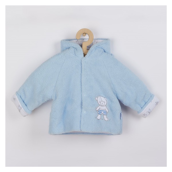 Winter coat New Baby Nice Bear blue, size 56 (0-3m)