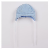 Winter hat New Baby Nice Bear blue, size 68 (4-6m)