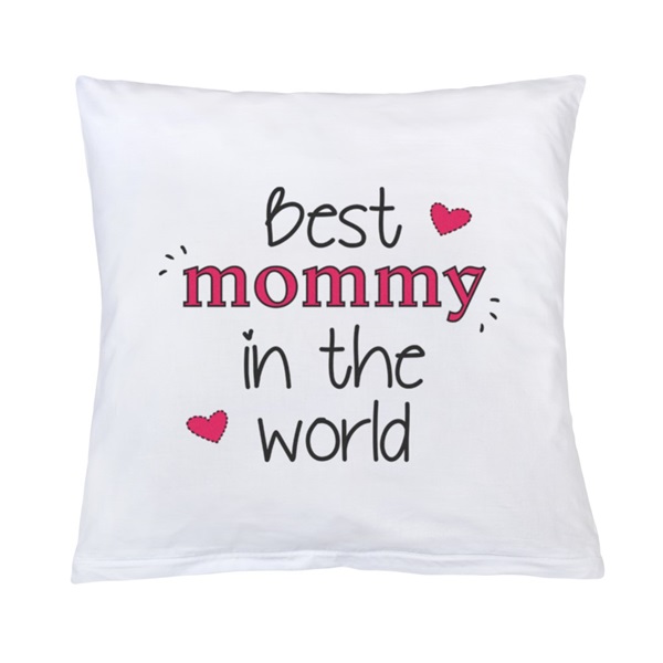 Pillow New Baby with print Best mommy 40x40 cm