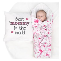 Pillow New Baby with print Best mommy 40x40 cm