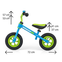 Milly Mally Dragon Air blue children‘s bike