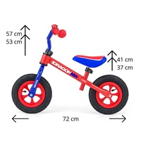 Milly Mally Dragon Air red-blue children‘s bike