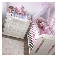 Children‘s chest of drawers New Baby Rabbit white