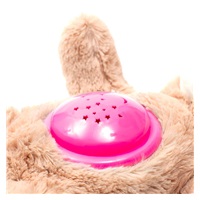 Teddy bear with projector Baby Mix pink