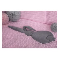 3-piece bedding Belisima Rabbit 90/120 pink-grey