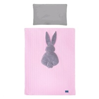 6-piece bedding Belisima Rabbit 100/135 pink-grey