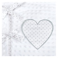 Luxury Minky wrap New Baby white 75x75 cm