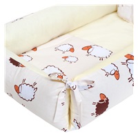 Multifunctional nest with pillow and blanket New Baby sheep beige