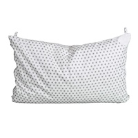 Pillowcase white with stars - 60x40cm