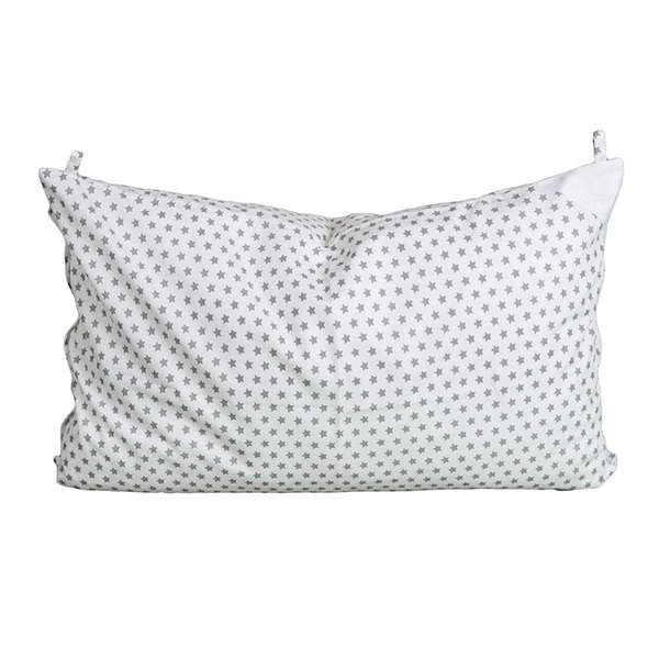 Pillowcase white with stars - 60x40cm