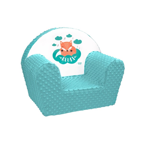 New Baby Fox mint baby chair made of minky