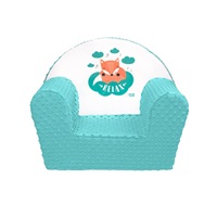 New Baby Fox mint baby chair made of minky