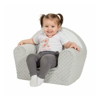 New Baby Fox grey Minky baby chair