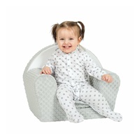 New Baby Fox grey Minky baby chair