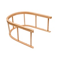 Backrest for wooden sled