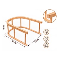 Wooden Backrest for Children‘s Sleds Made of Beech Wood