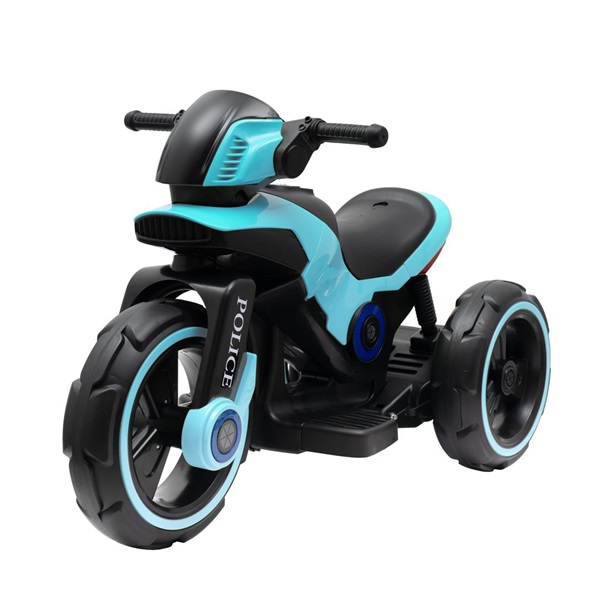 Baby Mix POLICE electric motorbike blue