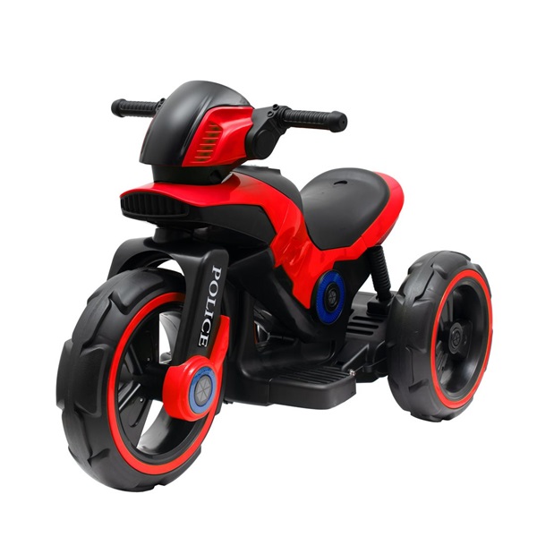 Baby Mix POLICE electric motorbike red