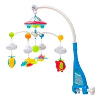 Carousel above the crib with projector and controller Baby Mix blue